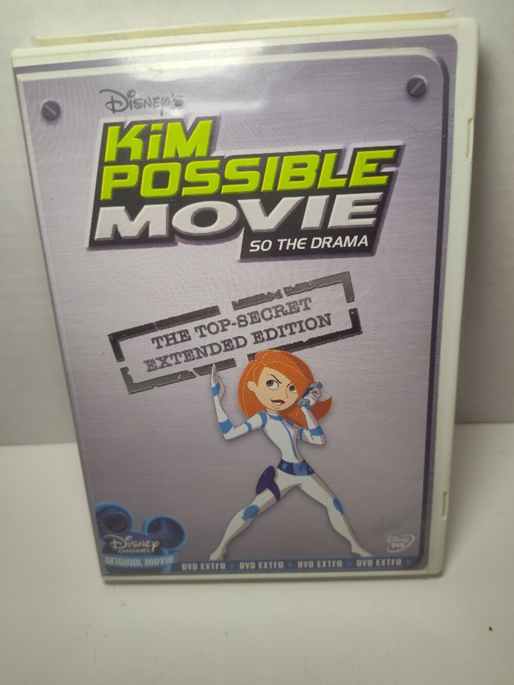Kim Possible Movie So the Drama DVD 2005 Top Secret Extended Edition Tested